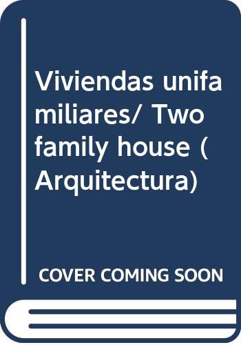Viviendas unifamiliares/ Two family house book