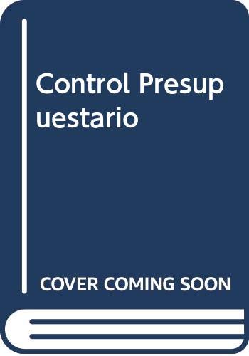 Control presupuestario book