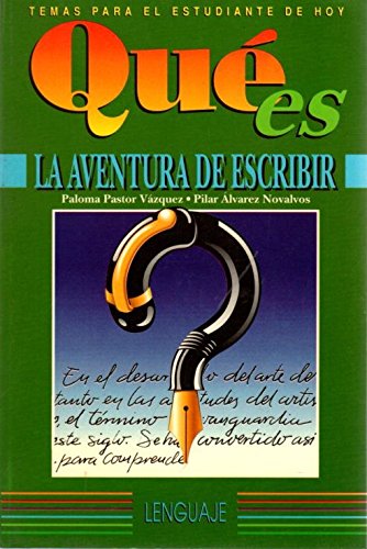 La Aventura de Escribir book