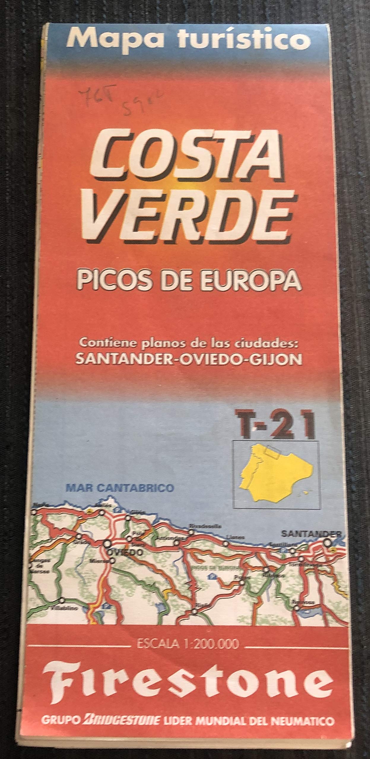 Costa Verde/Picos De Europa (Spanish National & Regional Maps S.) Maps & Plans