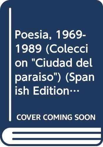 Poesia 1969-1989 book