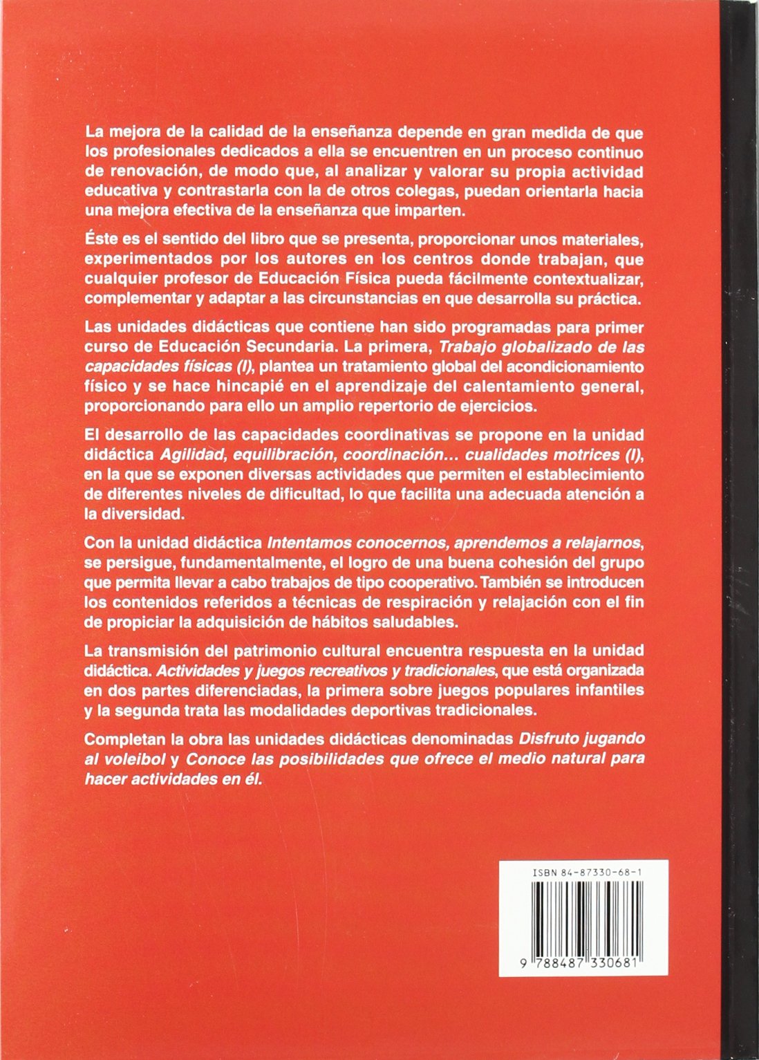 La Educación Física en Secundaria. Unidades didácticas. Primer ciclo: primer curso book