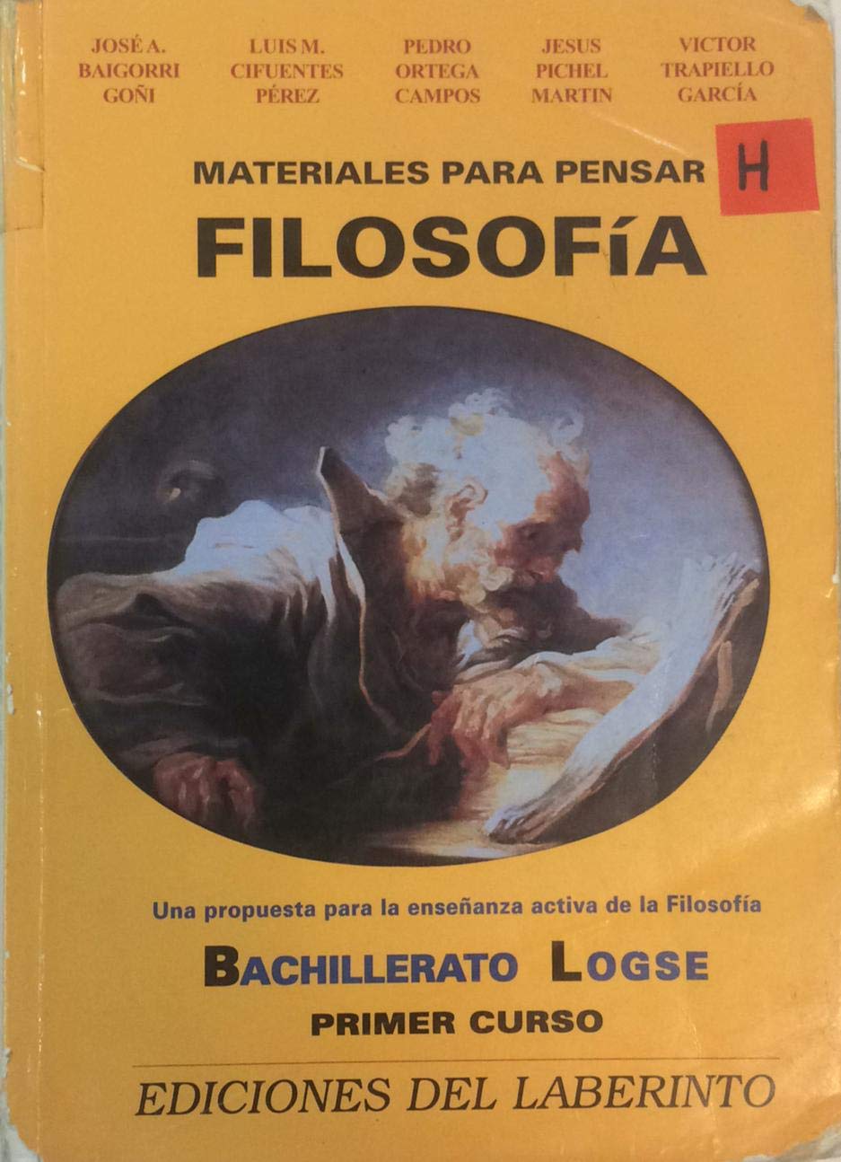 Materiales para pensar : filosofia, 1º bachillerato logse book