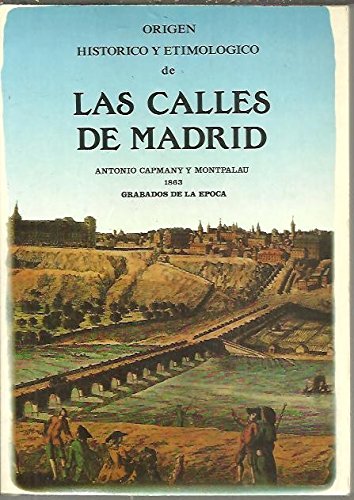 Calles de Madrid book
