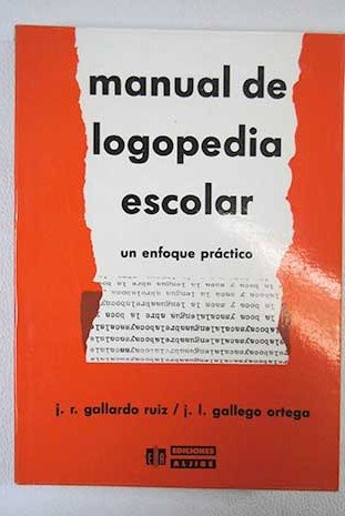 Manual de logopedia escolar book