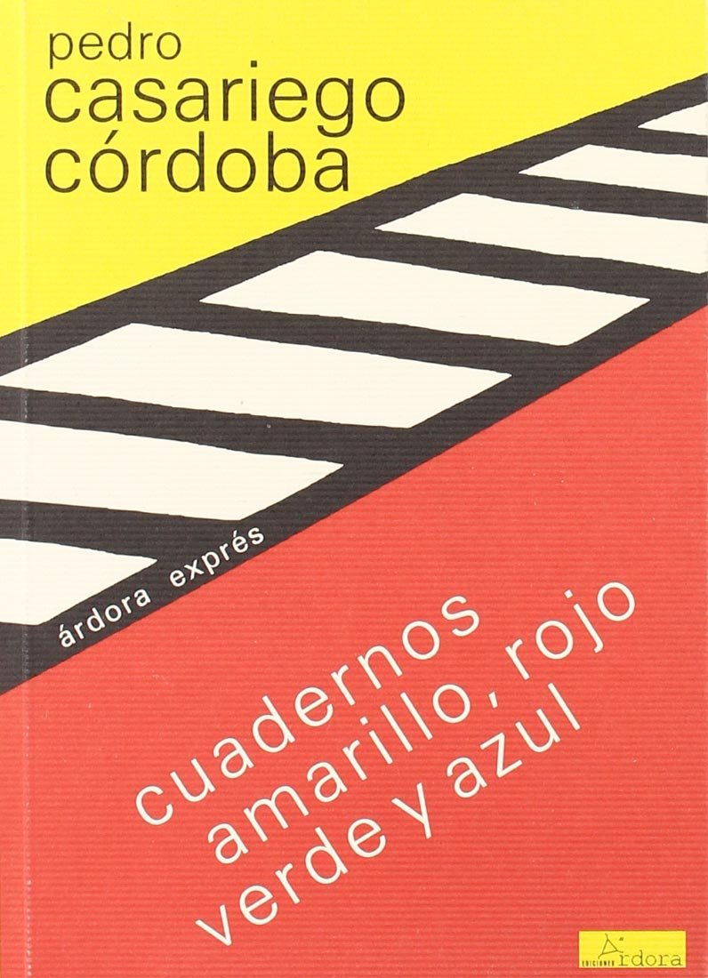 Cuadernos amarillo, rojo, verde y azul book