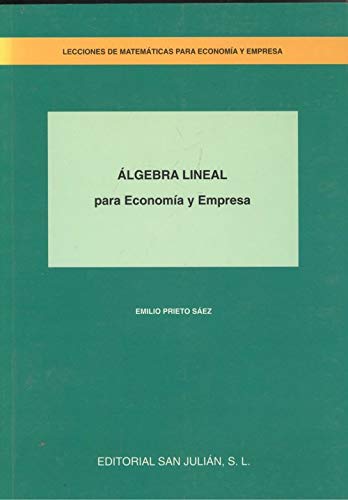 ALGEBRA LINEAL PARA ECONOMIA Y EMPRESA. Books