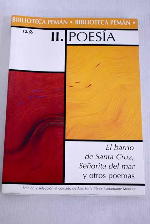 Poesía: El barrio de Santa Cruz, Señorita del mar y otros poemas book