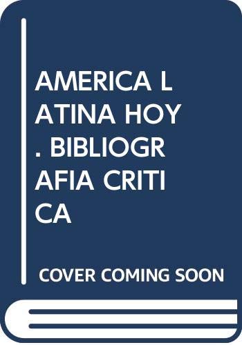 AMERICA LATINA HOY. BIBLIOGRAFIA CRITICA Books