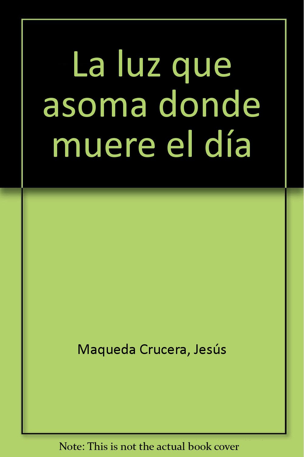 La luz que asoma donde muere el día book