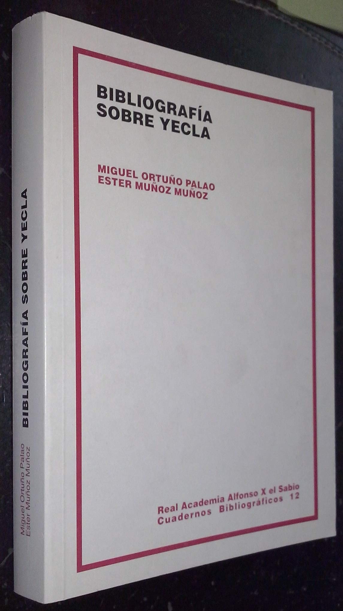 Bibliografia sobre yecla book