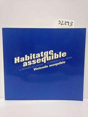 Habitatge assequible - Vivienda asequible book