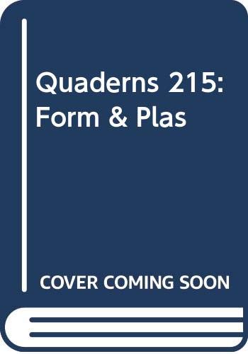 Product Image: Quaderns 215: Form & Plas (Ekilore, Band 37)