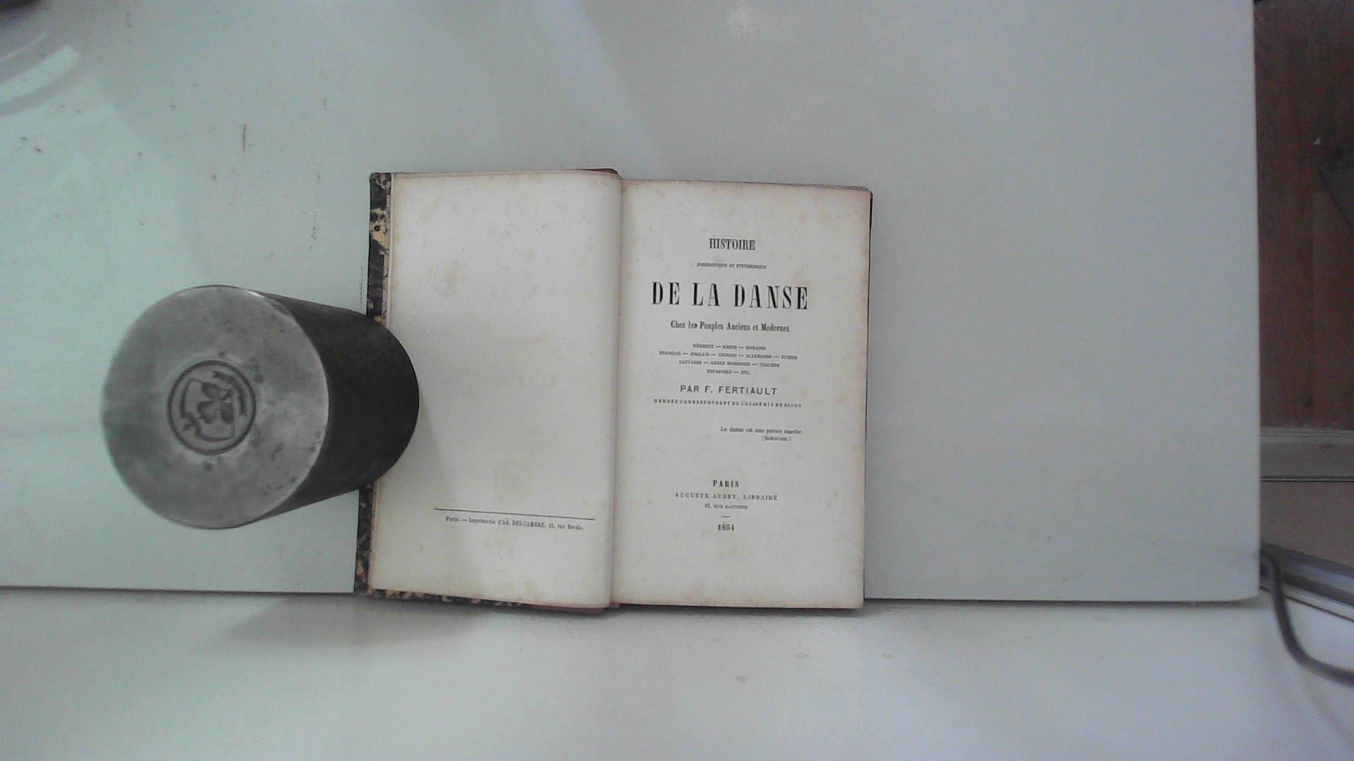 Histoire anecdotique et pittoresque de la danse Leisure, Home & Garden