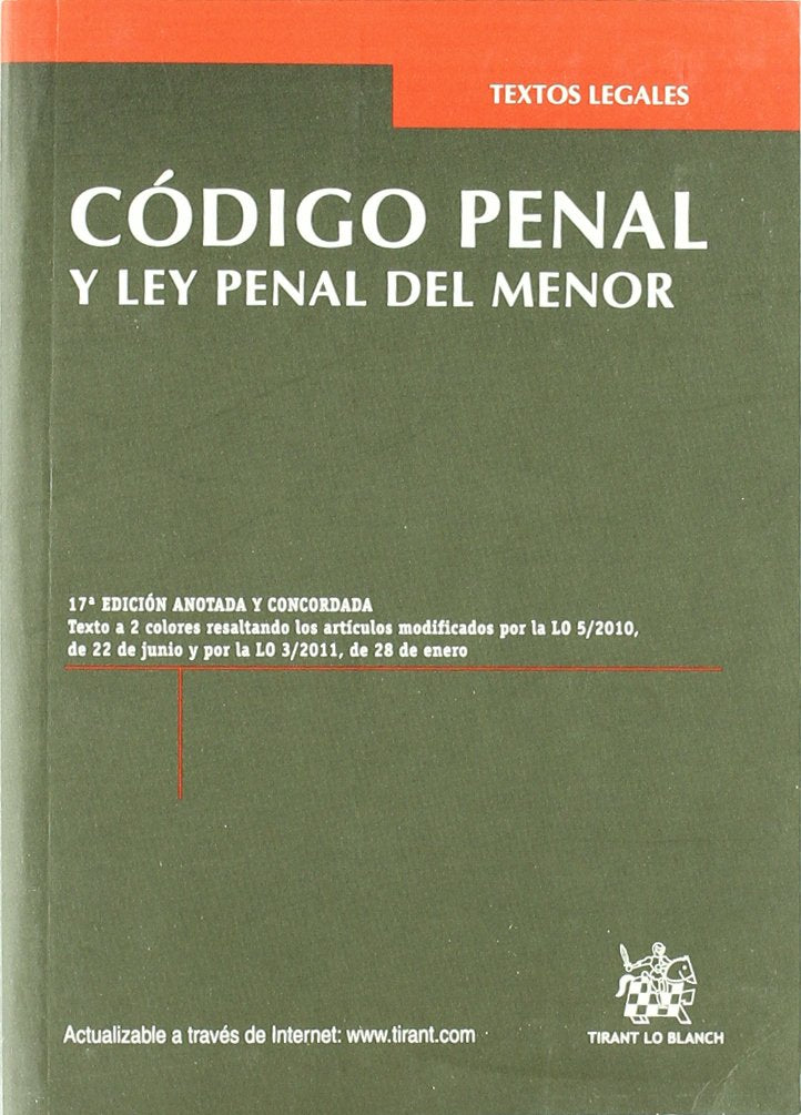 Código penal y Ley penal del menor book