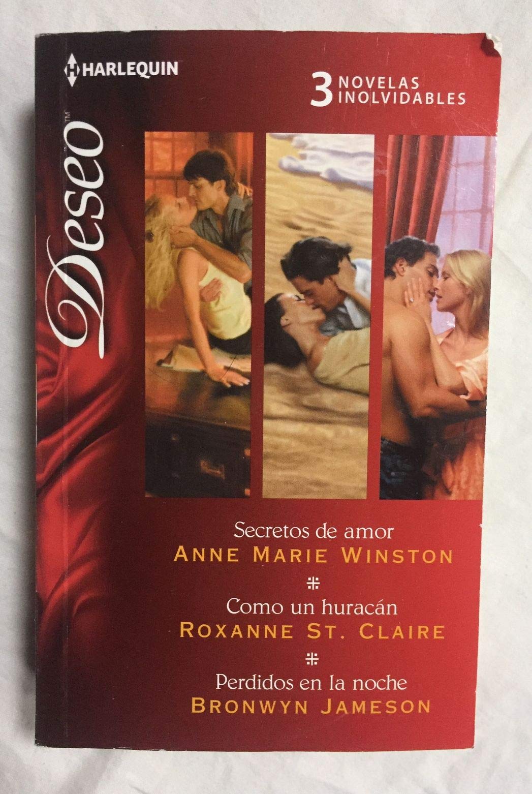Secretos de amor; Como un huracán; Perdidos en la noche book