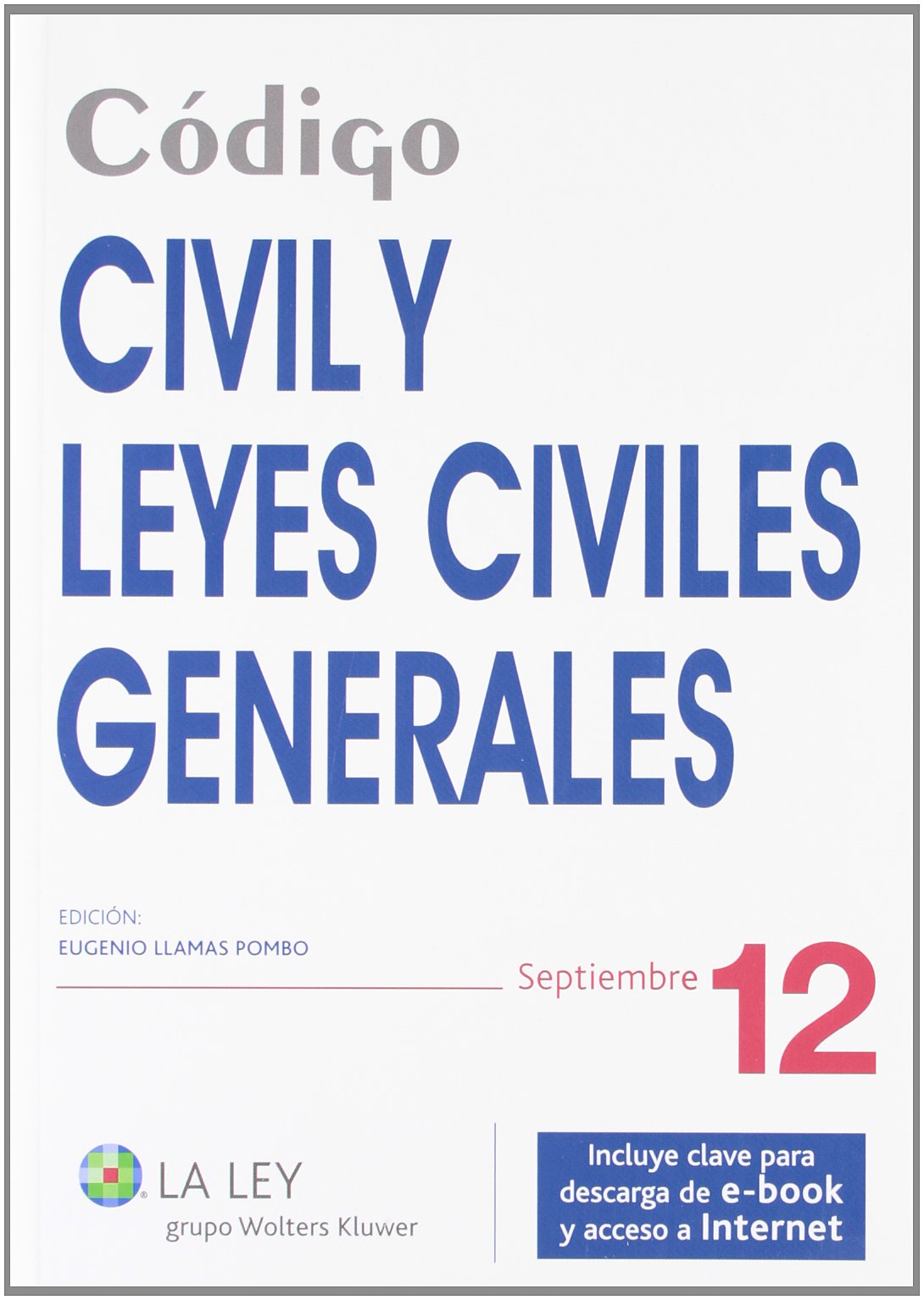 Código Civil y Leyes Civiles Generales 2012 book