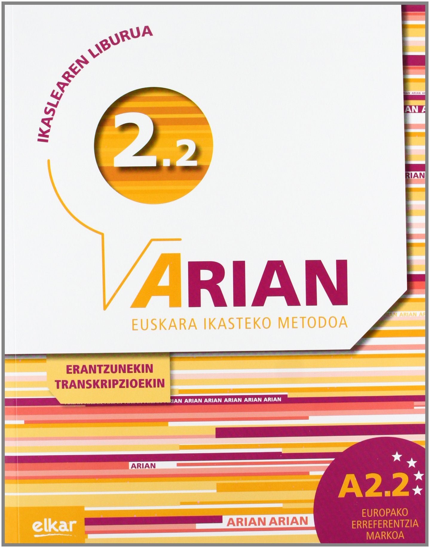 Arian a2.2 ikaslearen liburua book