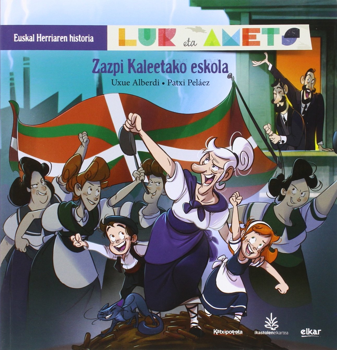 Zazpi kaleetako eskola - lur eta amets - euskal herriaren historia 7 book