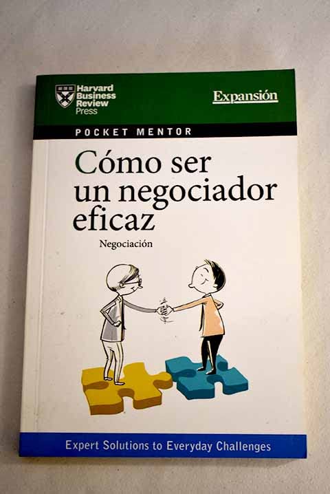 Cómo ser un negociador eficaz: negociación Books