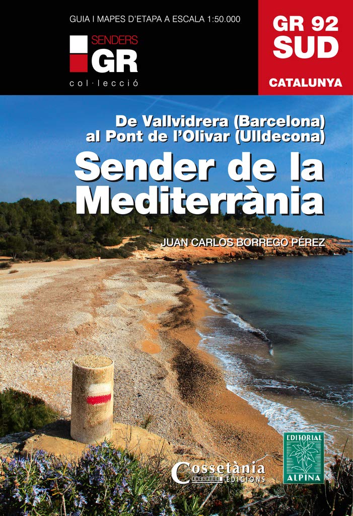 Sender de la Mediterrania GR92 SUD Catalunya map+guide book