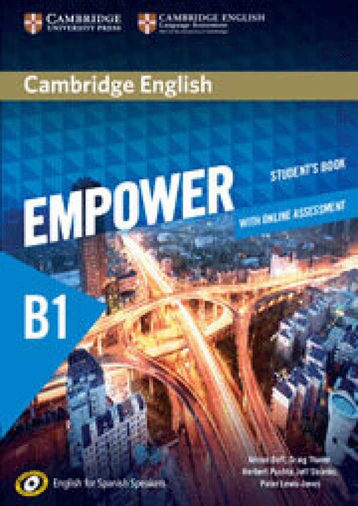 Cambridge English Empower for Spanish Speakers B1 Student's Book with Online Assessment and Practice book