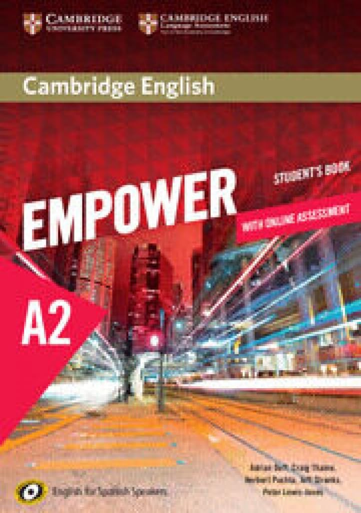 Cambridge English Empower for Spanish Speakers A2 Student's Book with Online Assessment and Practice book