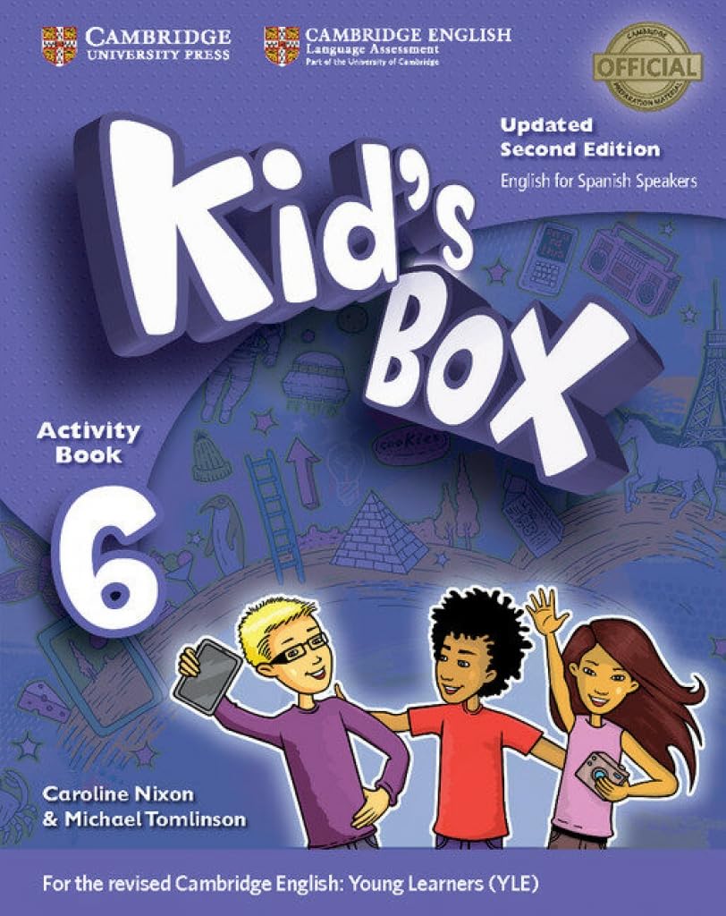 Kid's Box Level 6 Activity Book with CD ROM and My Home Booklet Updated English for Spanish Speakers book