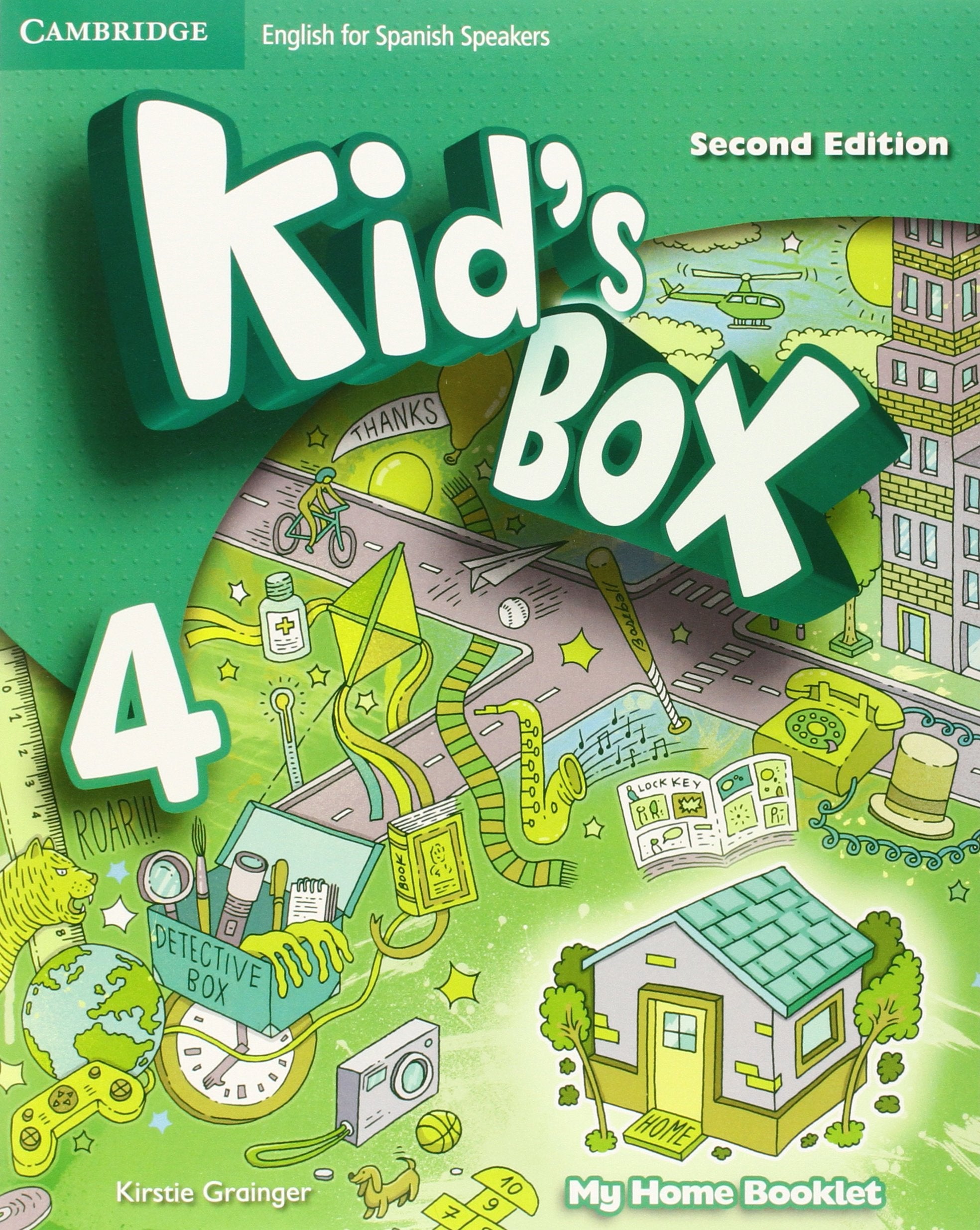 Kid's Box Level 4 Activity Book with CD ROM and My Home Booklet English for Spanish Speakers book