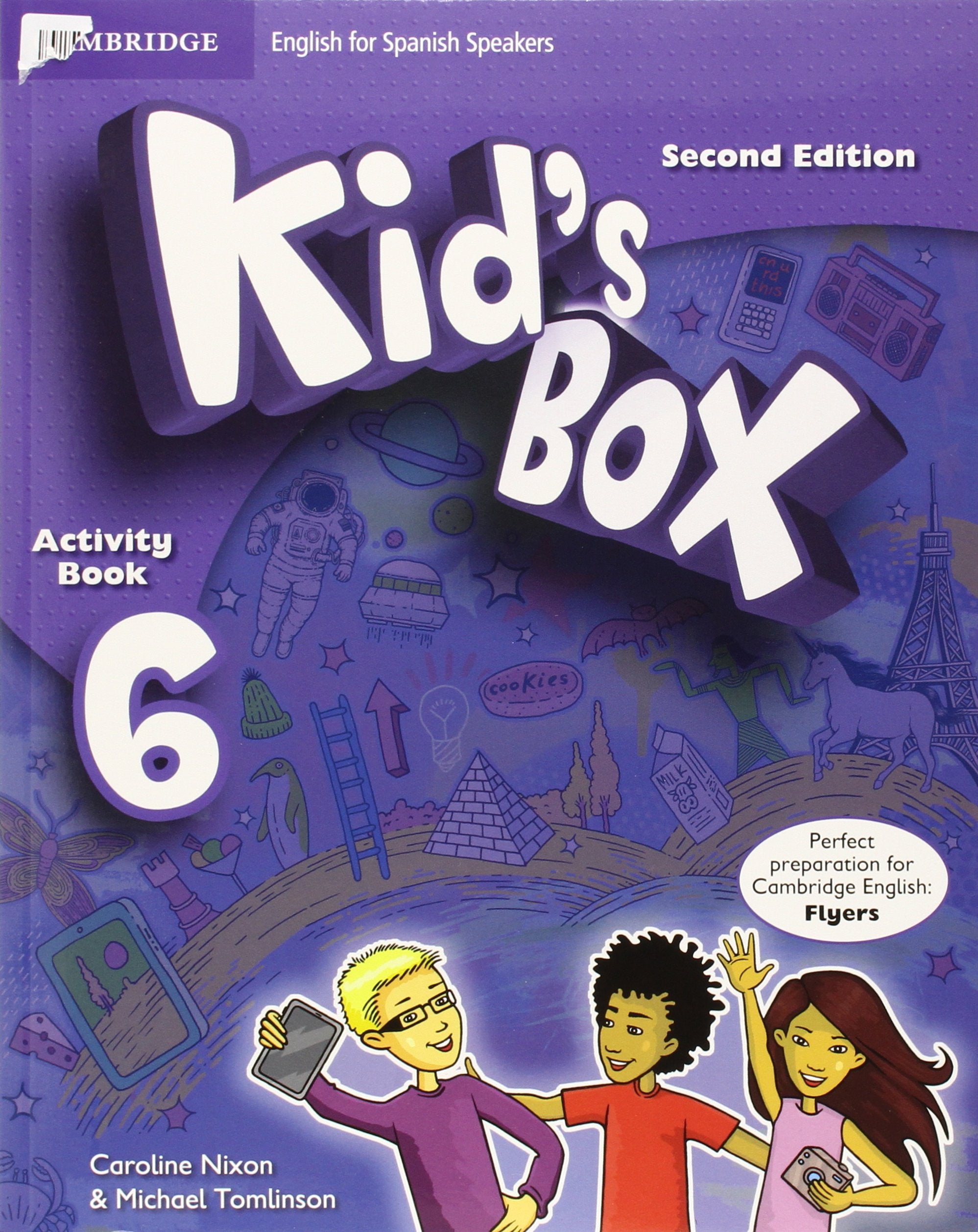 Kid's Box Level 6 Activity Book with CD ROM and My Home Booklet English for Spanish Speakers book