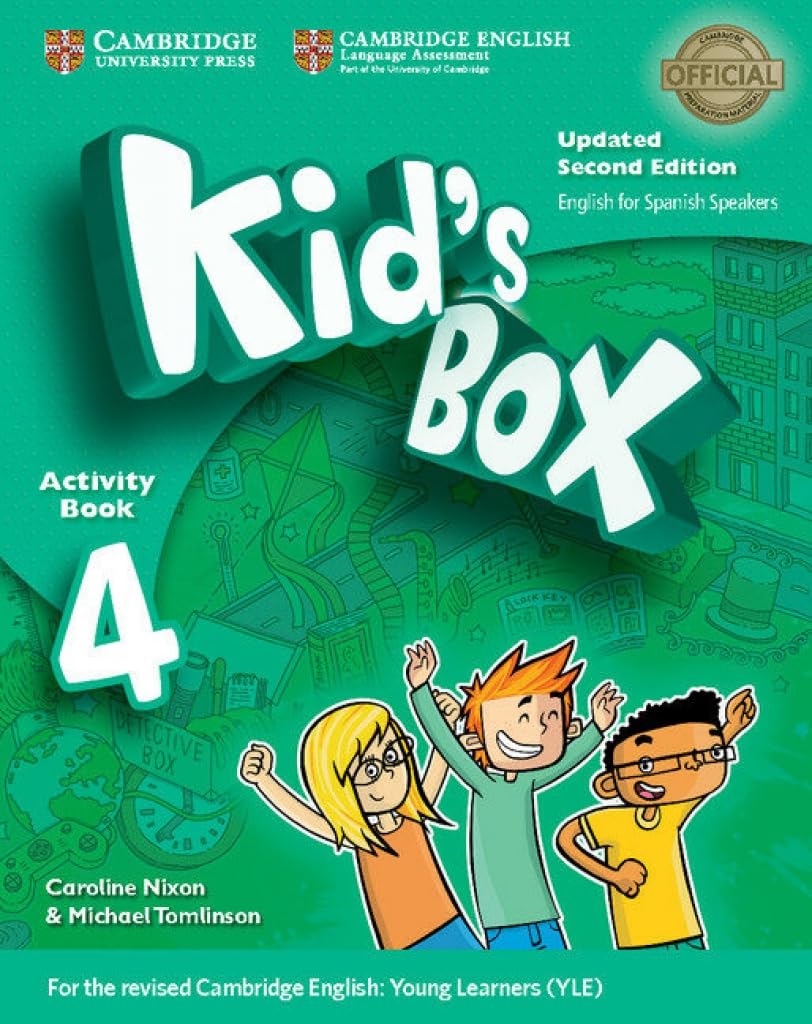 Kid's Box Level 4 Activity Book with CD ROM and My Home Booklet Updated English for Spanish Speakers Foreign Languages ​​& Dictionaries