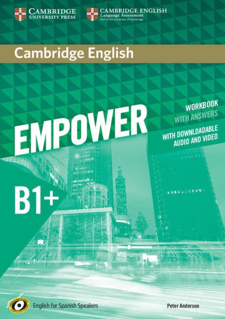 Cambridge English empower for Spanish speakers B1 ; Workbook with answers book