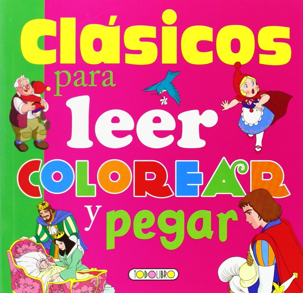 Clásicos para leer, colorear y pegar book