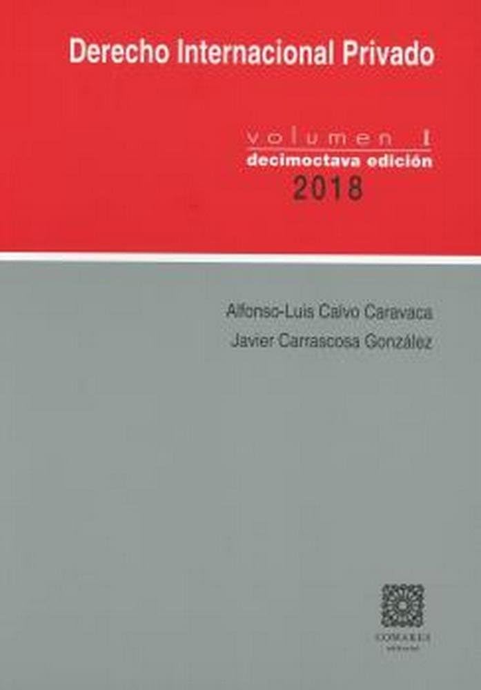 Derecho Internacional Privado, vol I book