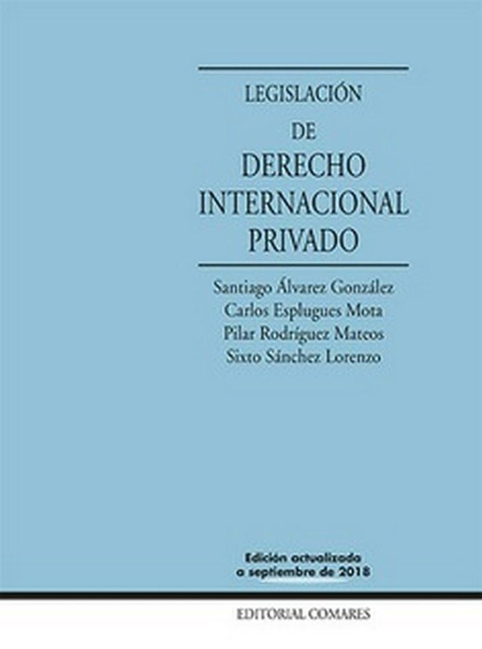 Legislación de Derecho Internacional Privado book