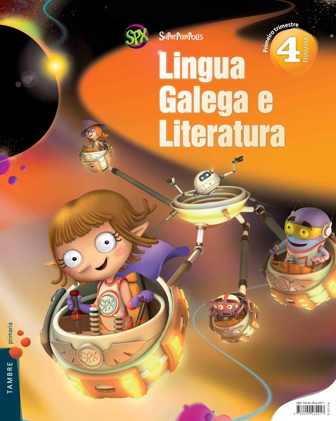 Lingua Galega e Literatura 4º Primaria (Tres Trimestres) book