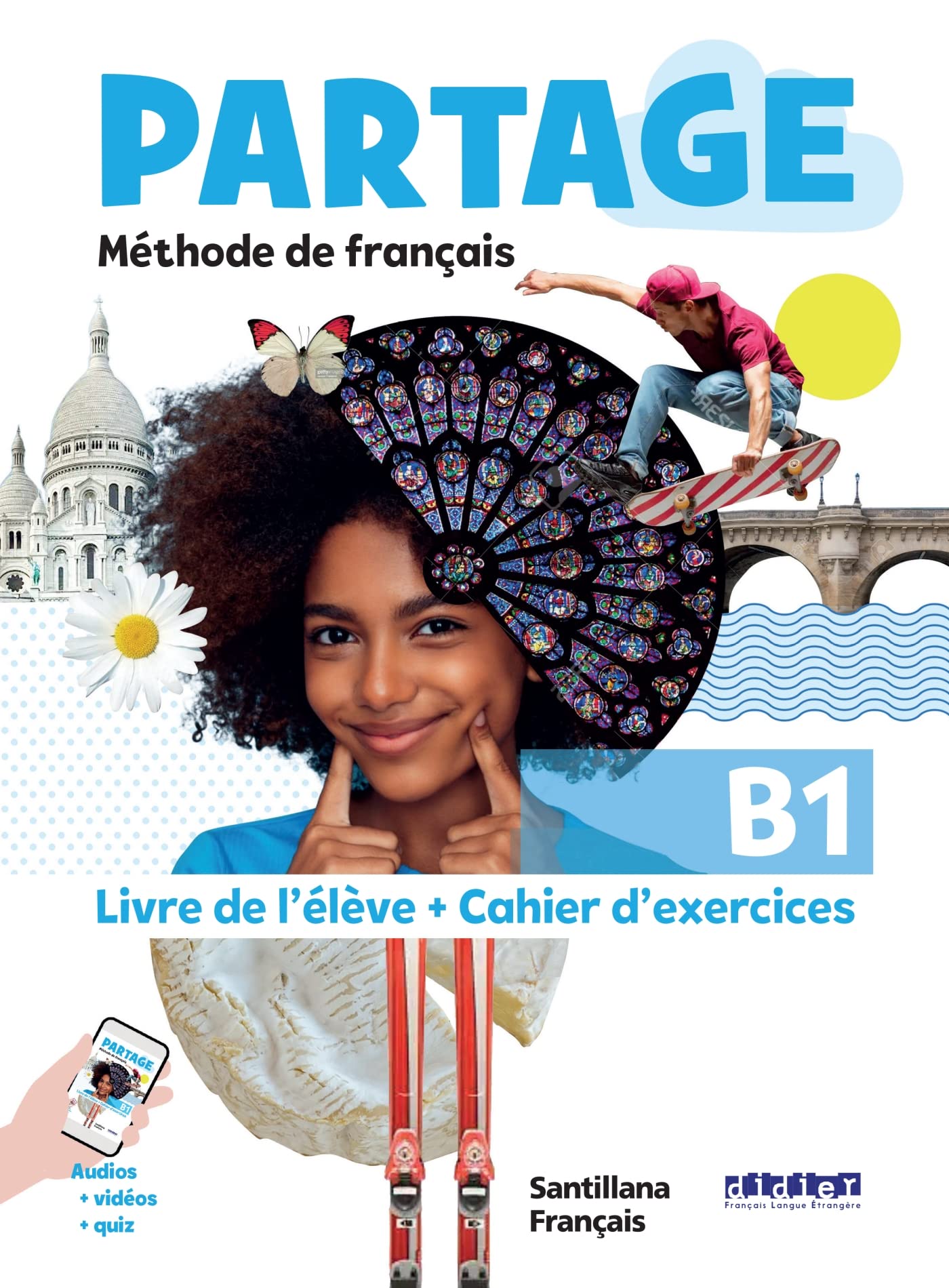 Partage B1 - Livre + Cahier - SANTILLANA book