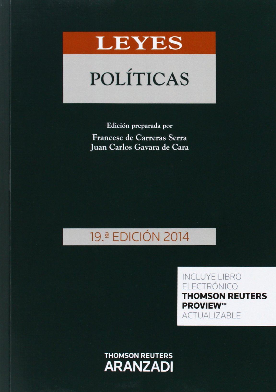 Leyes Políticas (Papel + e-book) book