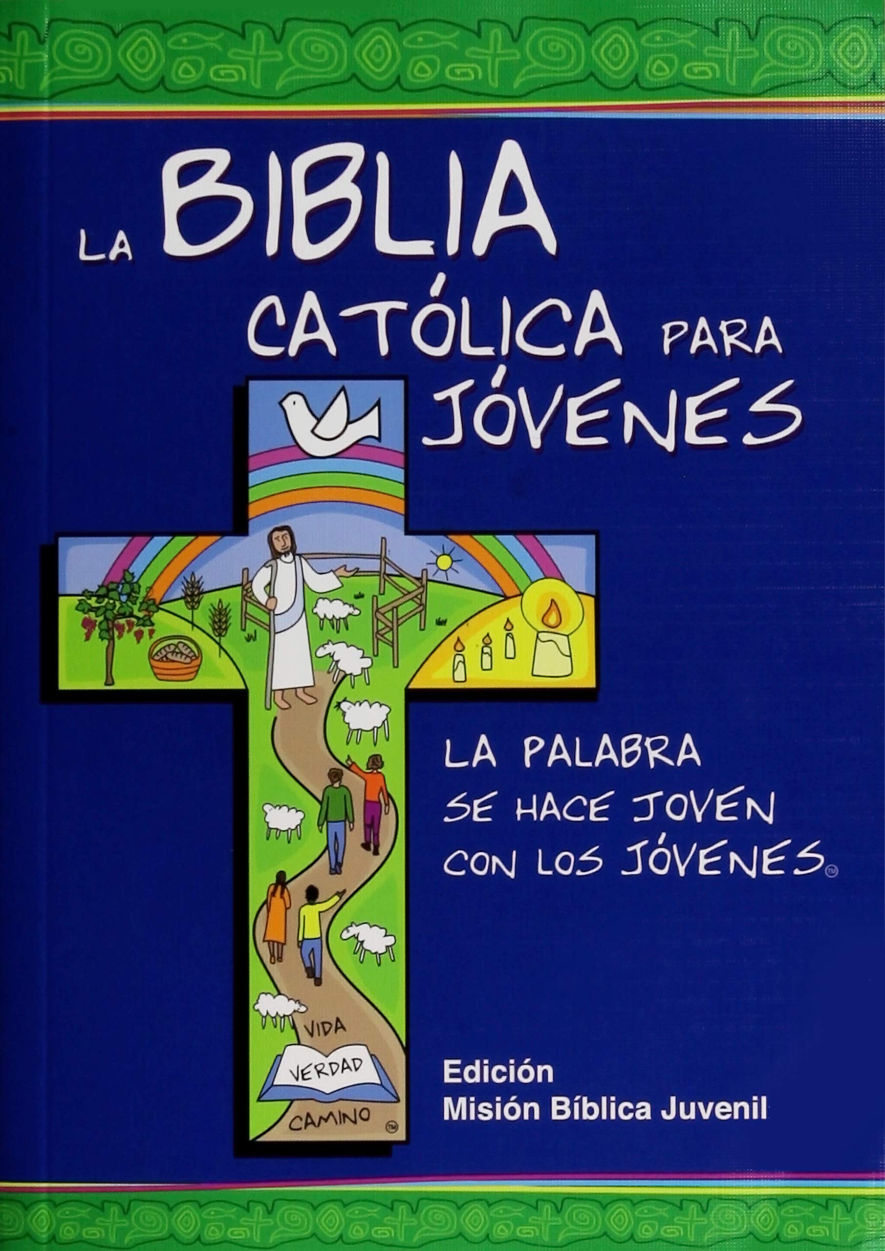La Biblia católica para jóvenes: edición Misión - Junior: una tinta (Ediciones bíblicas EVD) Learning & Reference