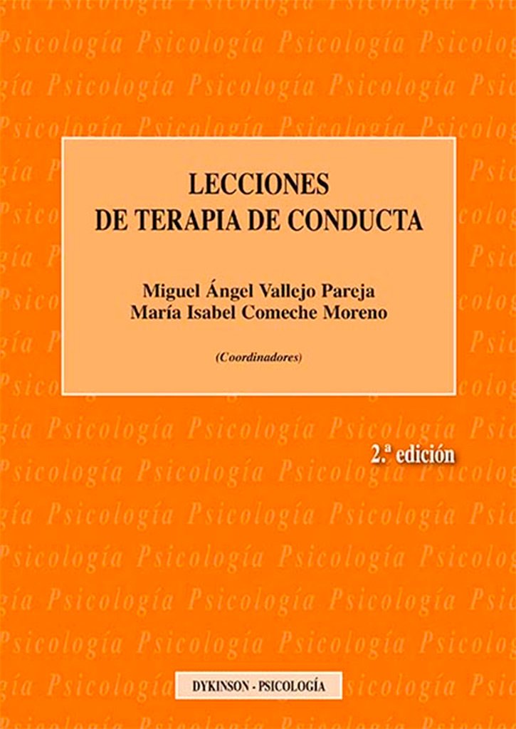 Lecciones de terapia de conducta Medicine