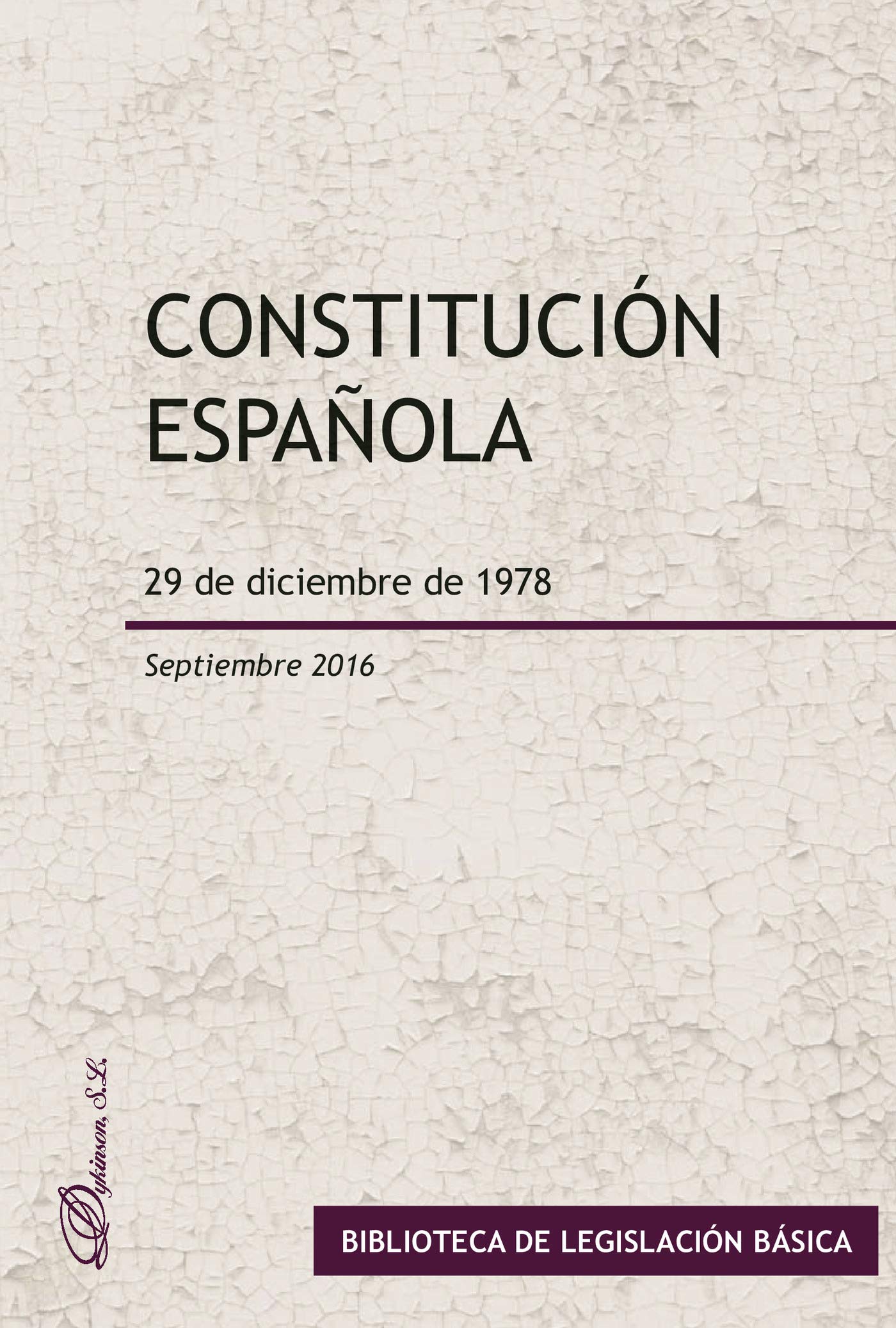 Constitución española. 29 de diciembre de 1978 Books