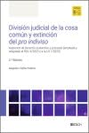 División judicial de la cosa común y extinción del pro indiviso Law