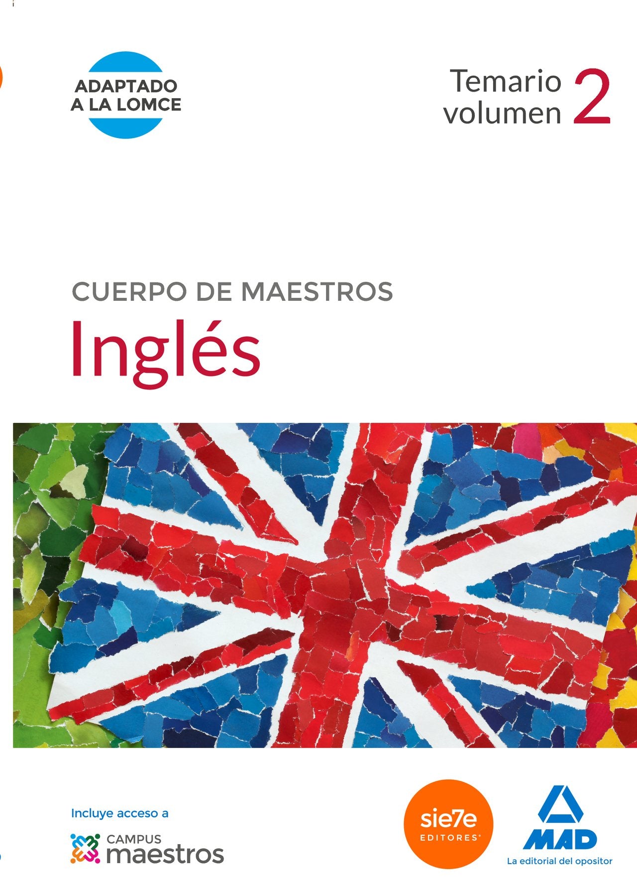 Cuerpo de Maestros, inglés. Temario book