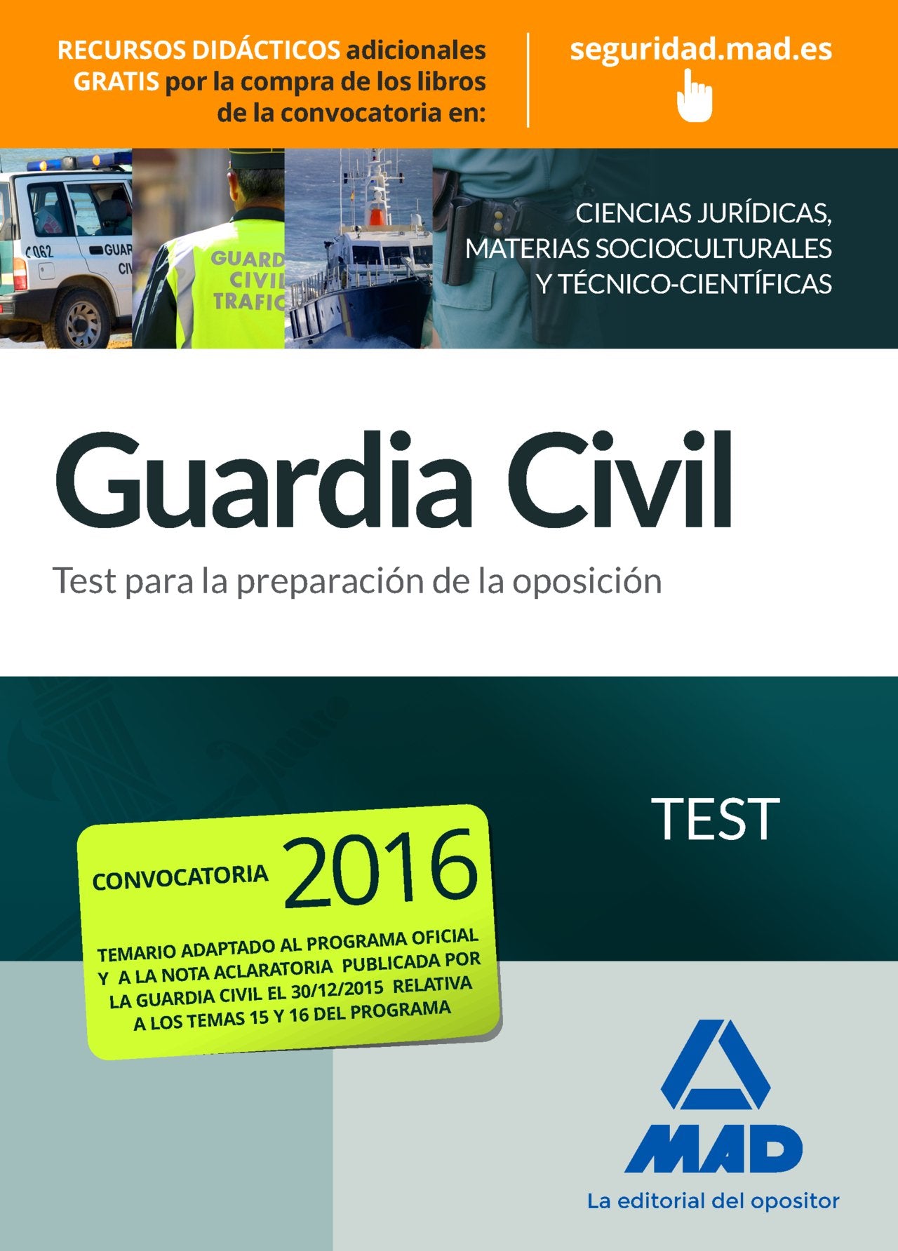 Guardia Civil. Test para la Preparación de Oposición Education & Training