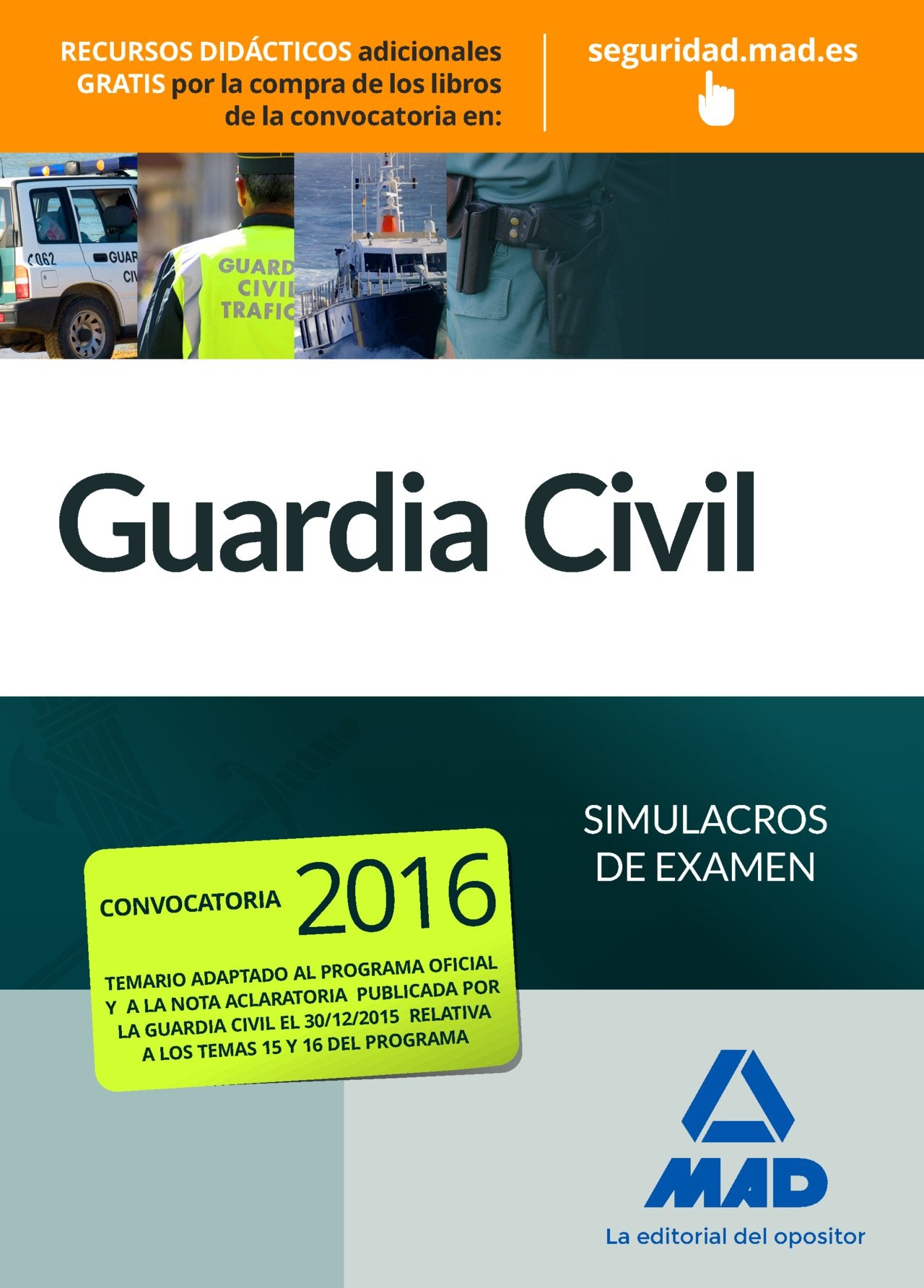 Guardia Civil. Simulacros de examen Books