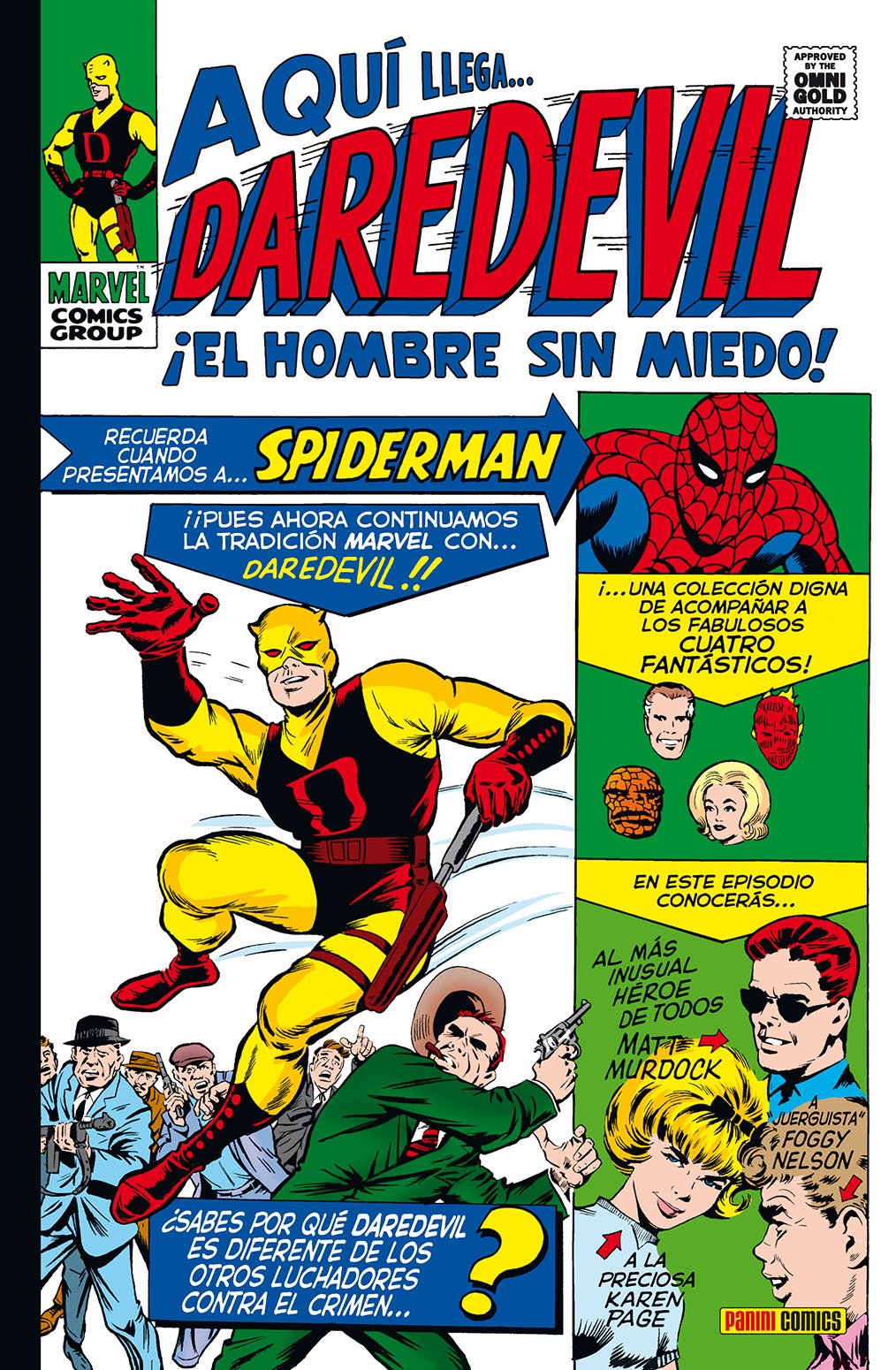 Daredevil 01: ¡El hombre sin miedo! (MARVEL GOLD) Superheroes