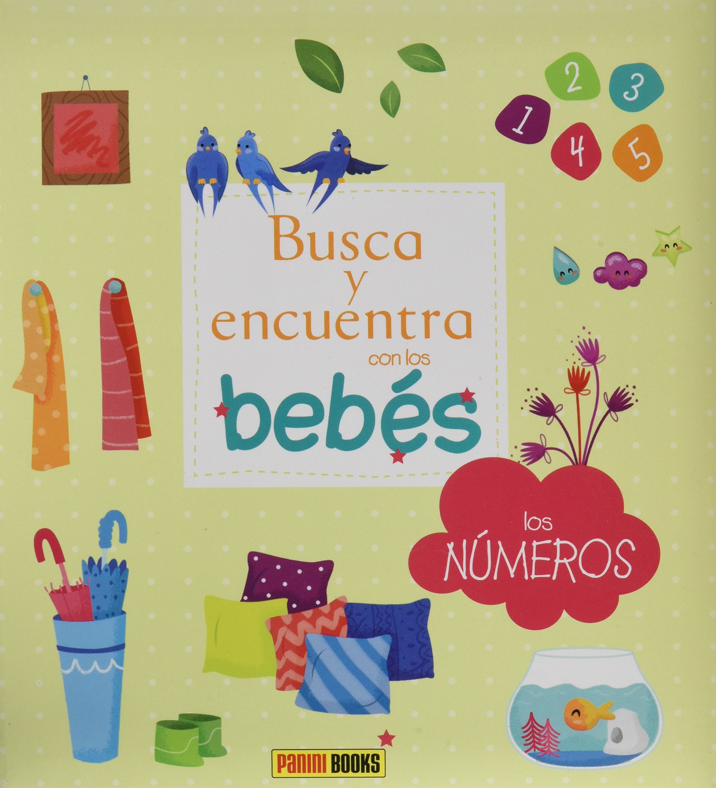 Busca y encuentra con los bebés, los números Children's books