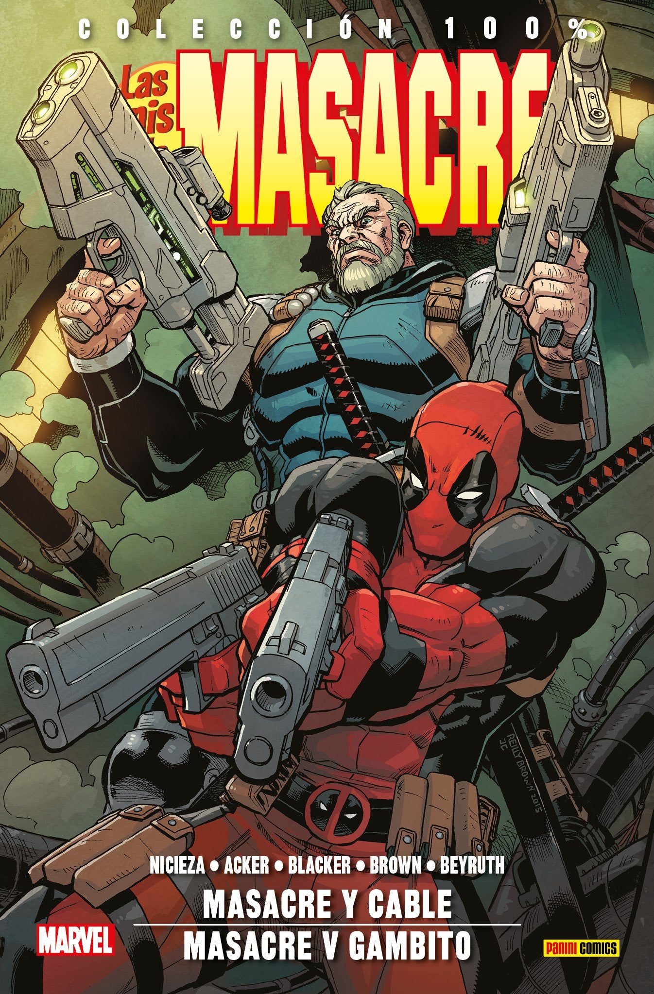 LAS MINIS DE MASACRE 8: MASACRE Y CABLE/MASACRE Y GAMBITO (COLECCIÓN 100% MARVEL) book