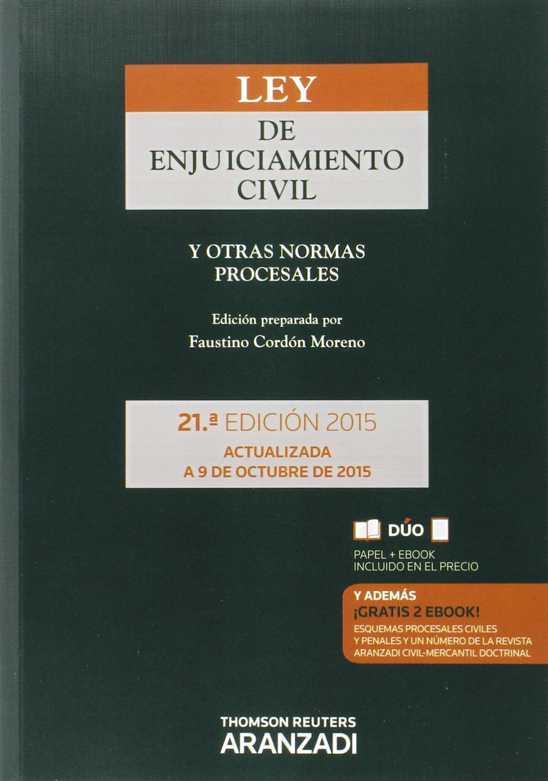 Ley de enjuiciamiento civil y otras normas procesales book
