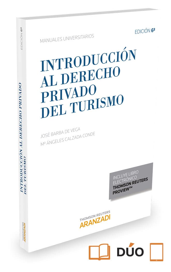 Introducción al Derecho privado del turismo Law